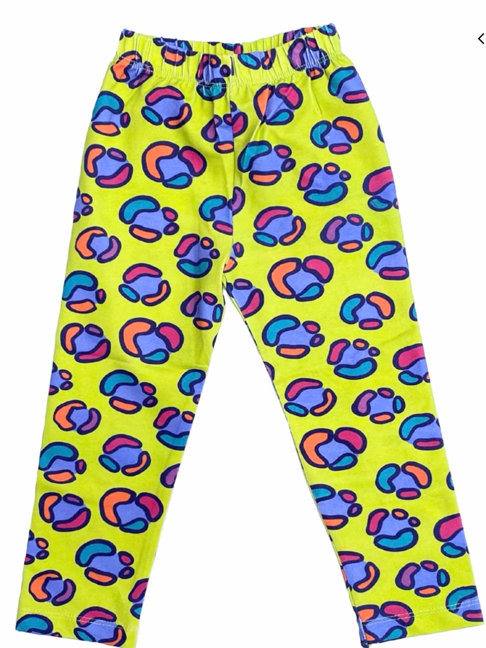 Coddi & Womple Organic Leggings in Rainbow Spots 6y